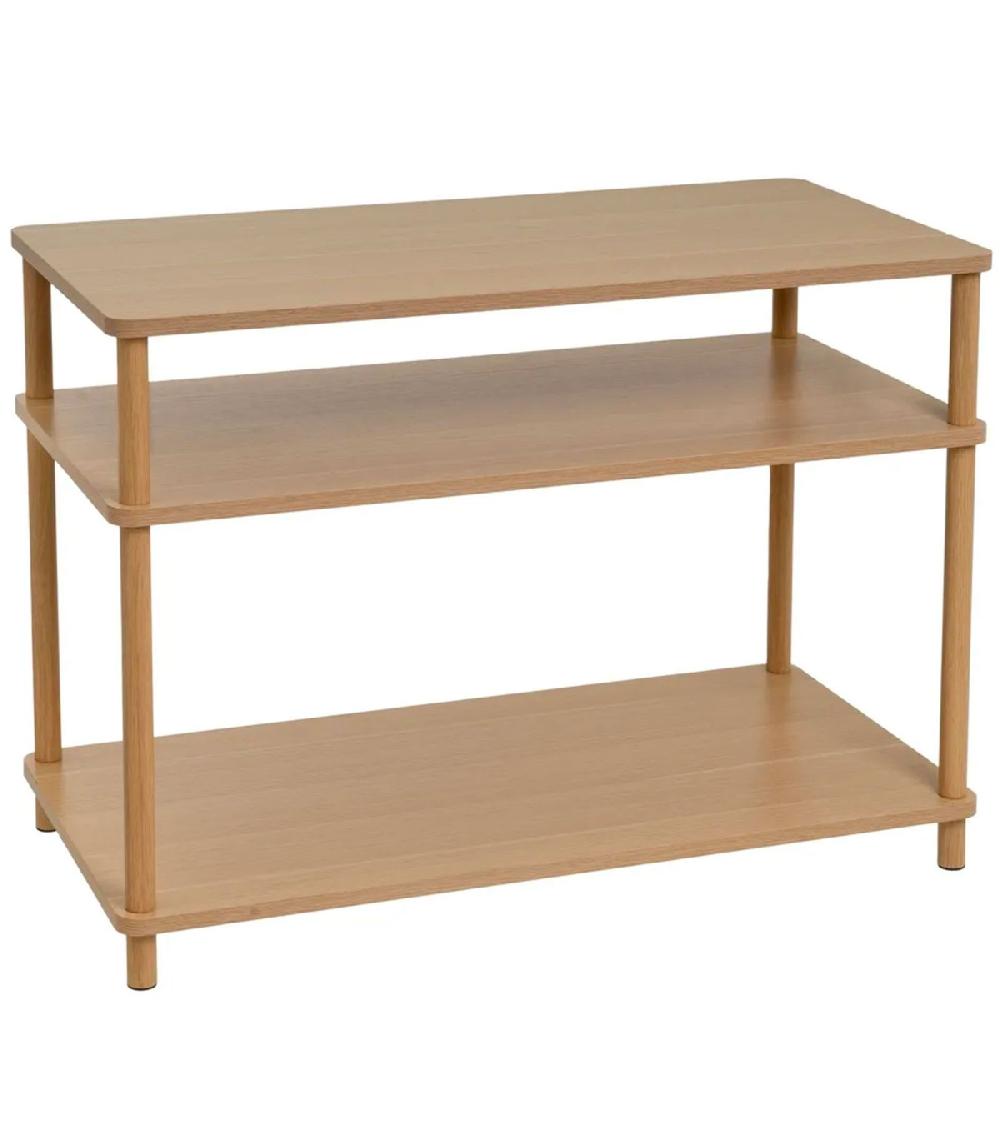 wadiga Meuble de télévision bois 80x40x56cm