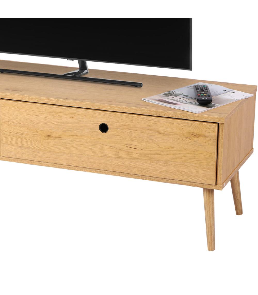 Wadiga Meuble De Télévision En Bois 120x39x43cm