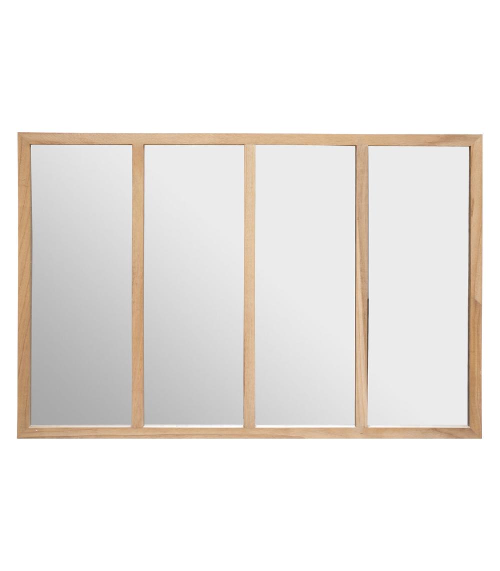 wadiga Miroir atelier bois 116x2.8x76cm