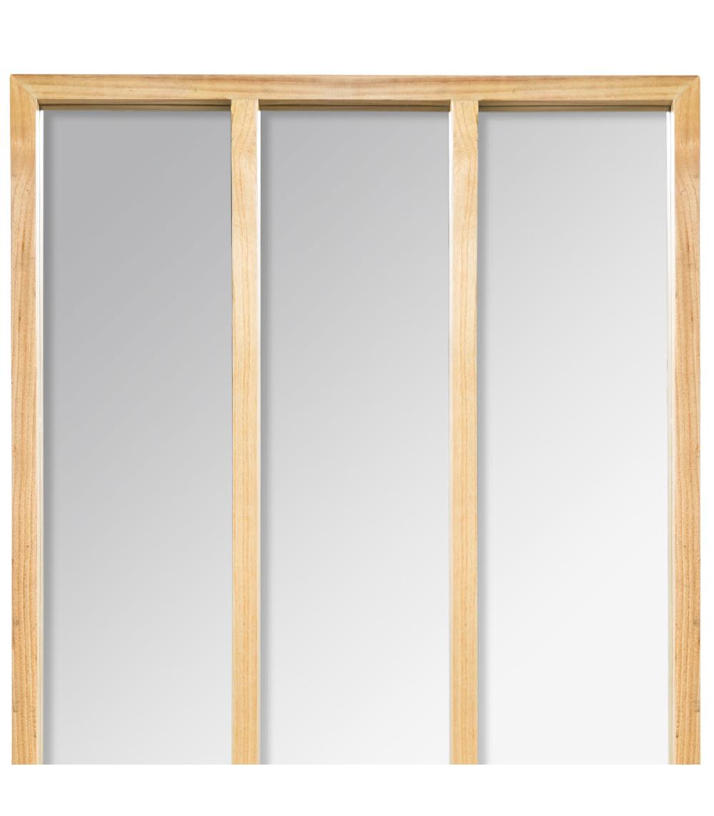 Wadiga Miroir Atelier Bois 76x4x116cm