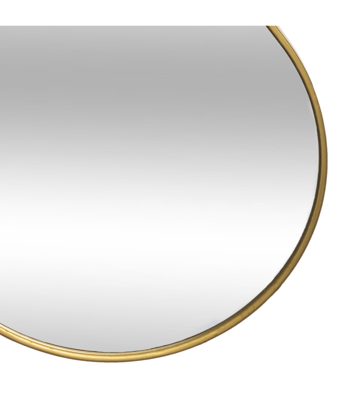 Wadiga Miroir Goutte En Métal Doré 28x1.5x38cm