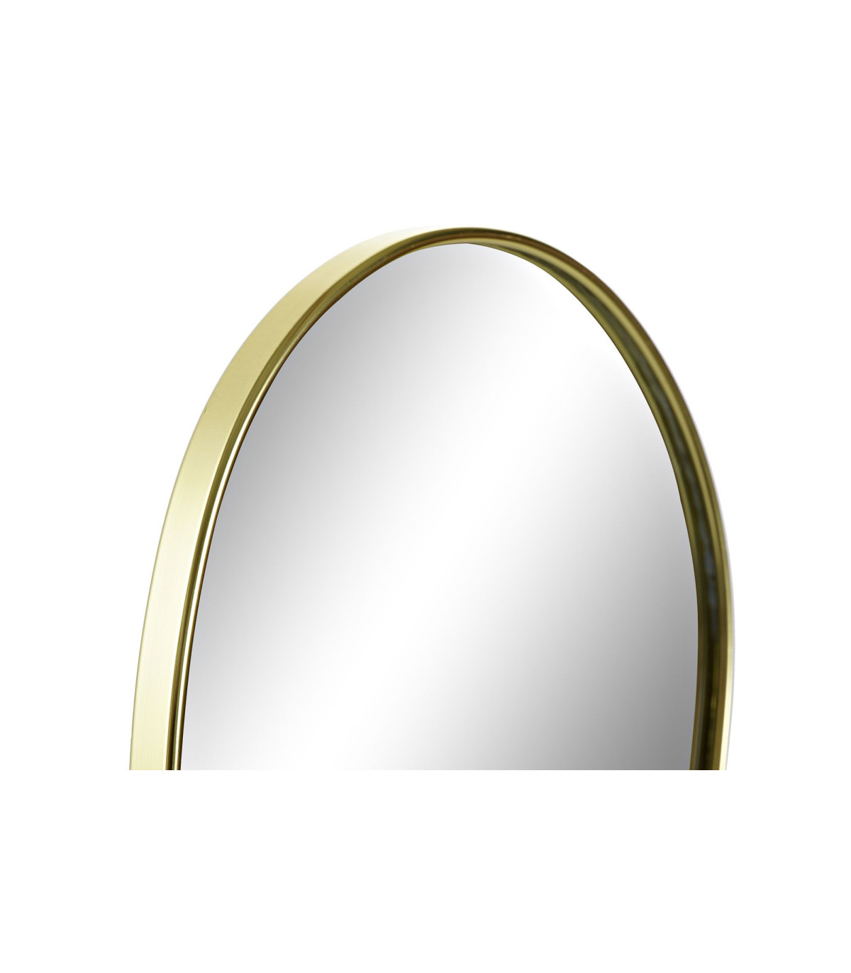 Wadiga Miroir Goutte En Métal Doré - H40cm