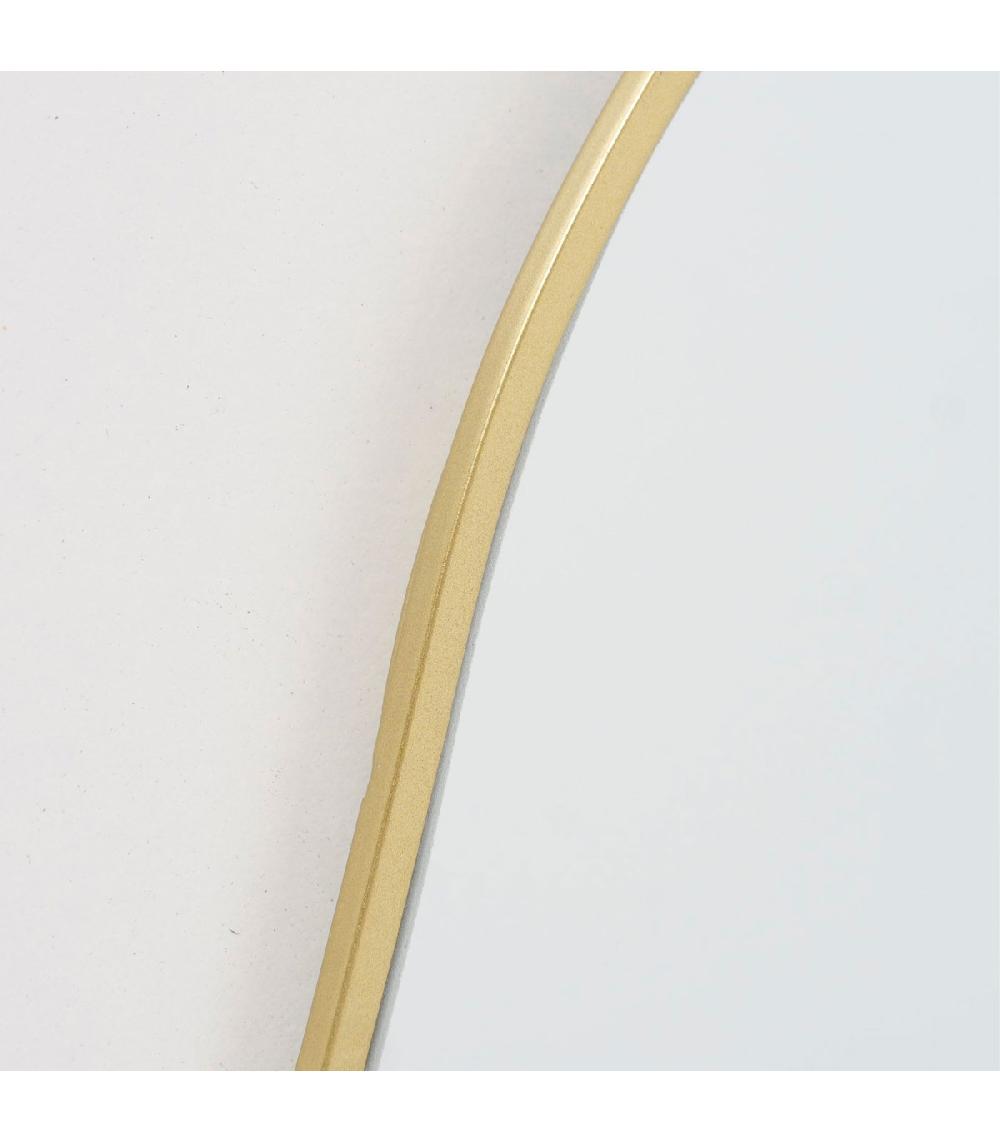 Wadiga Miroir Métal Doré 25x32x1cm