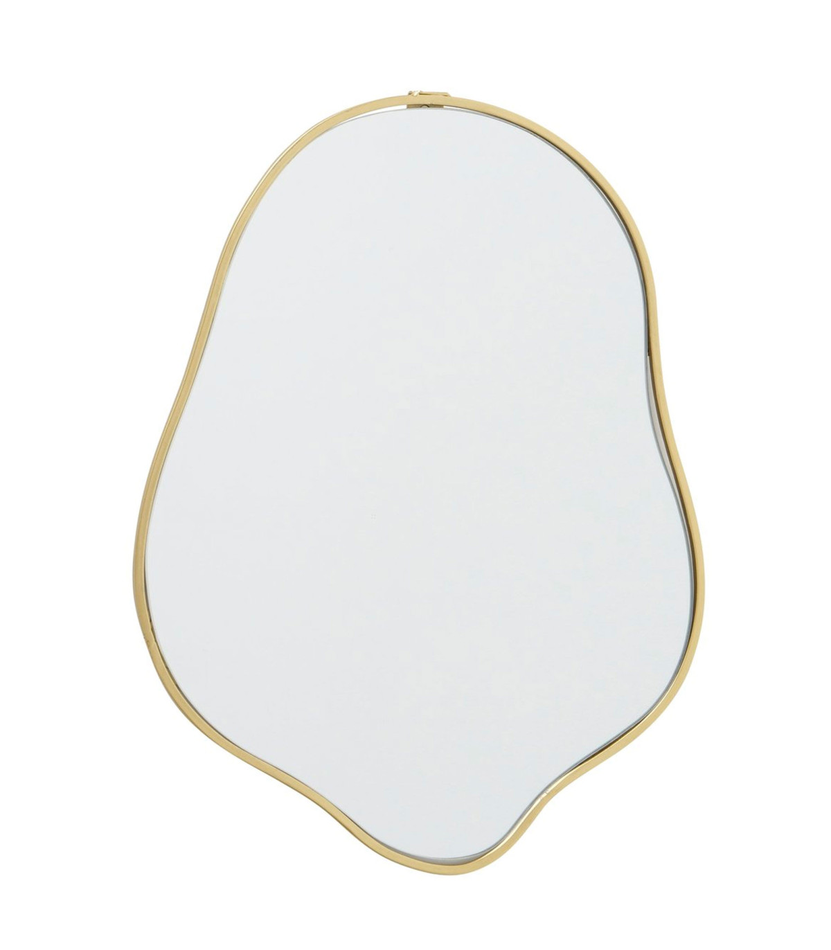 wadiga Miroir métal doré 25x32x1cm