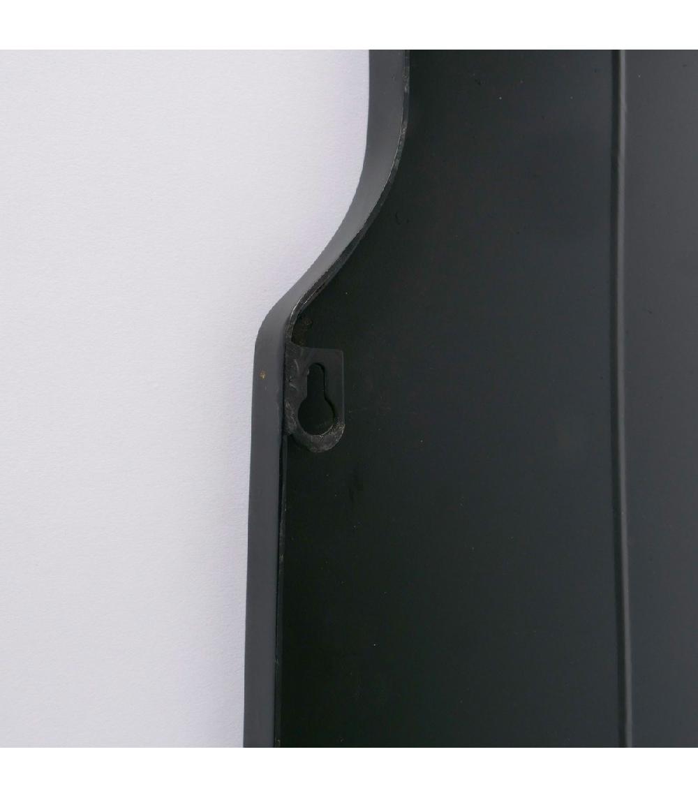 Wadiga Miroir Métal Noir 59x2x103cm
