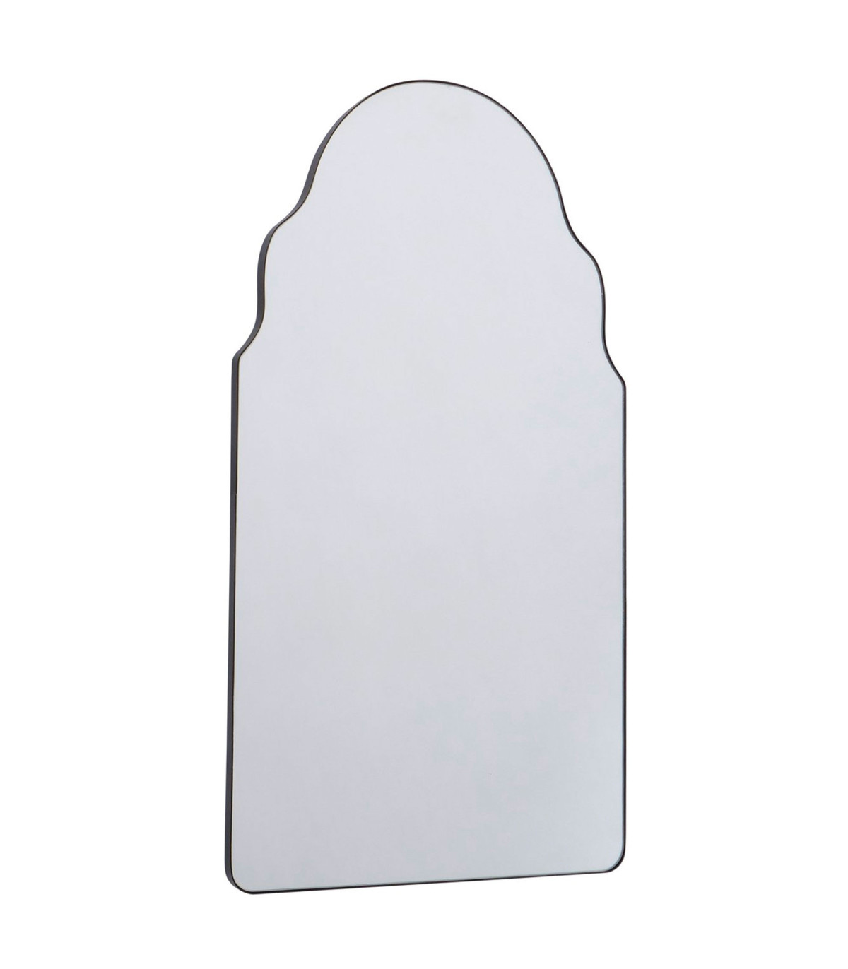 wadiga Miroir métal noir 59x2x103cm