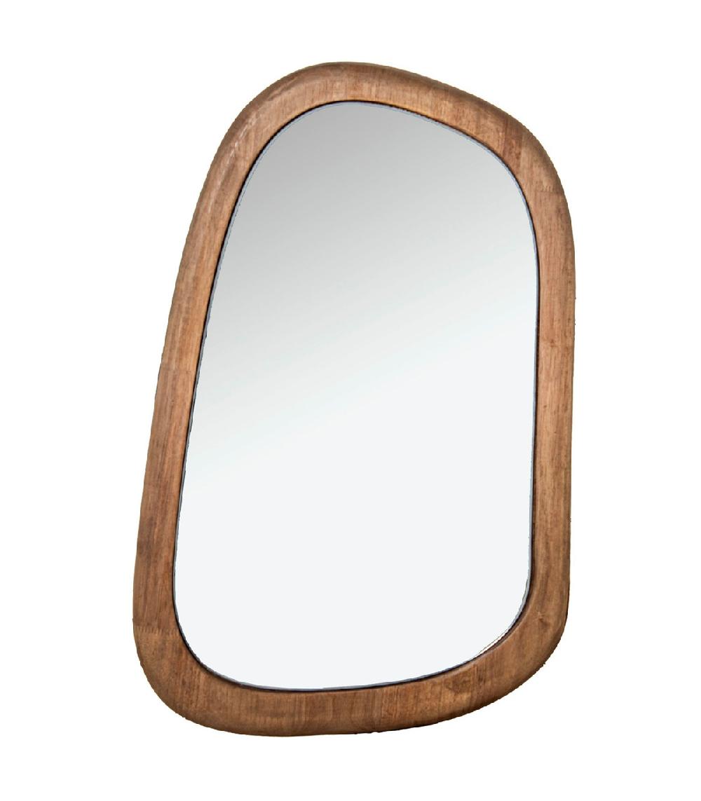 wadiga Miroir mural cadre bois 40x2x62cm