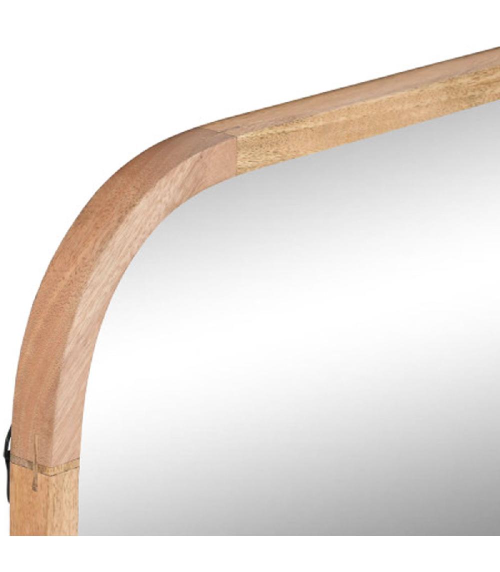 Wadiga Miroir Mural En Bois De Mangue 80x3x65cm