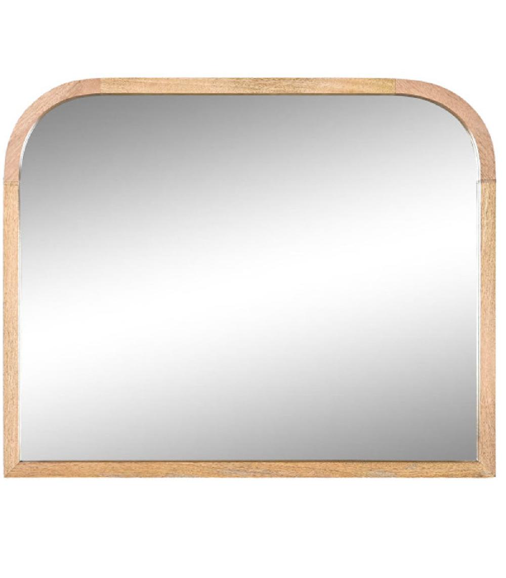 wadiga Miroir mural en bois de mangue 80x3x65cm