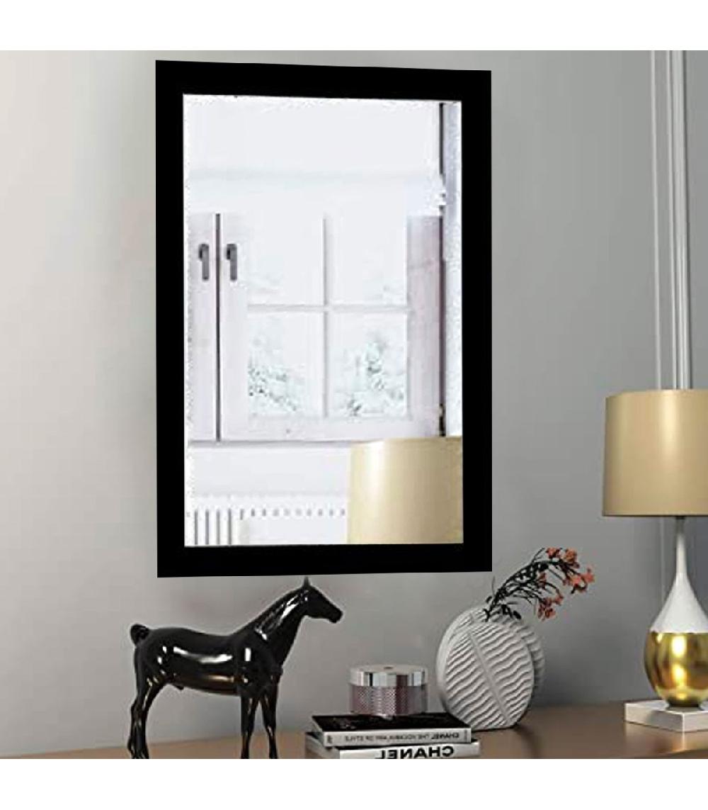 Wadiga Miroir Mural Noir 47x67cm