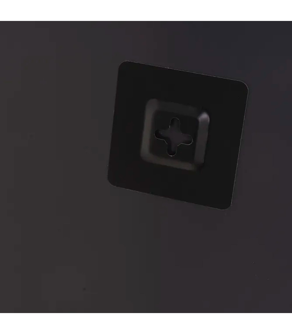 Wadiga Miroir Mural Rond En Métal Noir 49x49x4cm