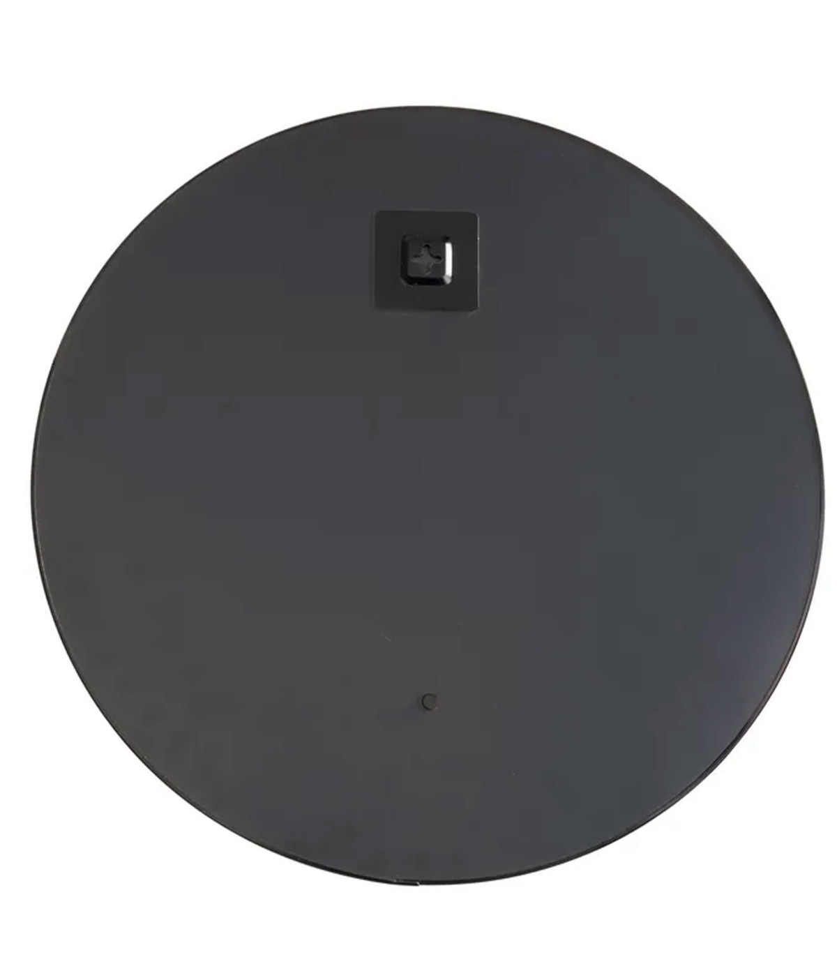 Wadiga Miroir Mural Rond En Métal Noir 49x49x4cm