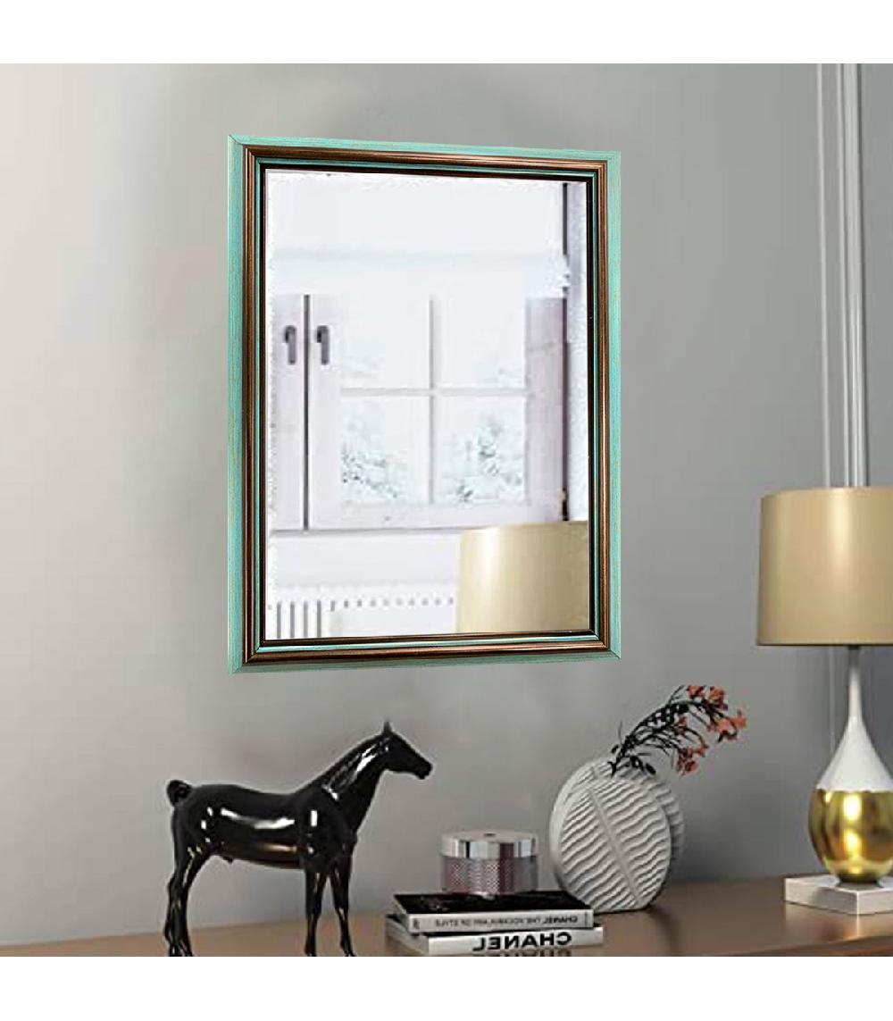 Wadiga Miroir Mural Vert De Gris 36x46cm