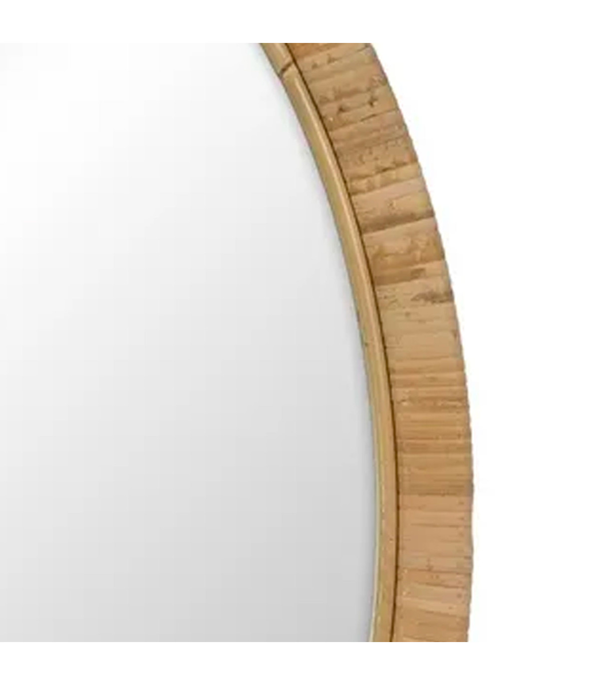 Wadiga Miroir Ovale En Rotin 50x2x70cm