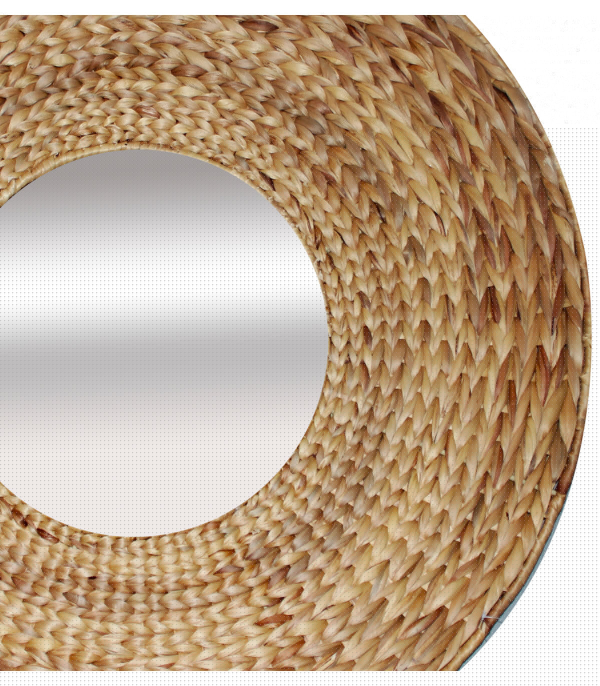 Wadiga Miroir Rond Jacinthe D'eau 90cm