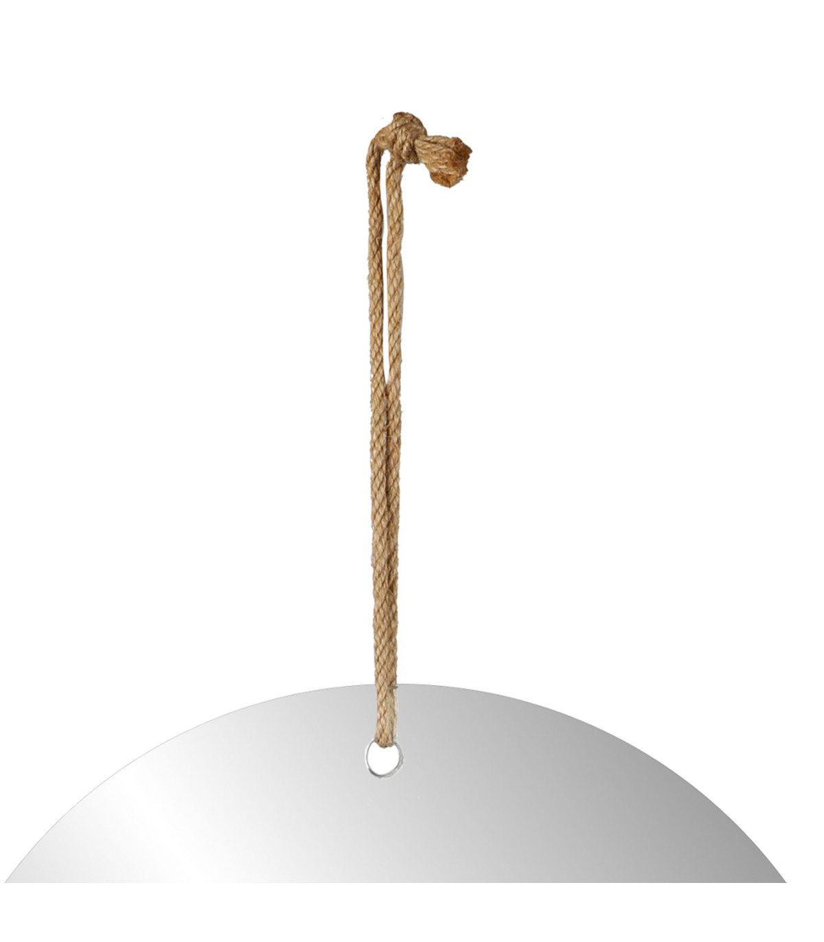 Wadiga Miroir Rond Suspendu Avec Corde 30cm