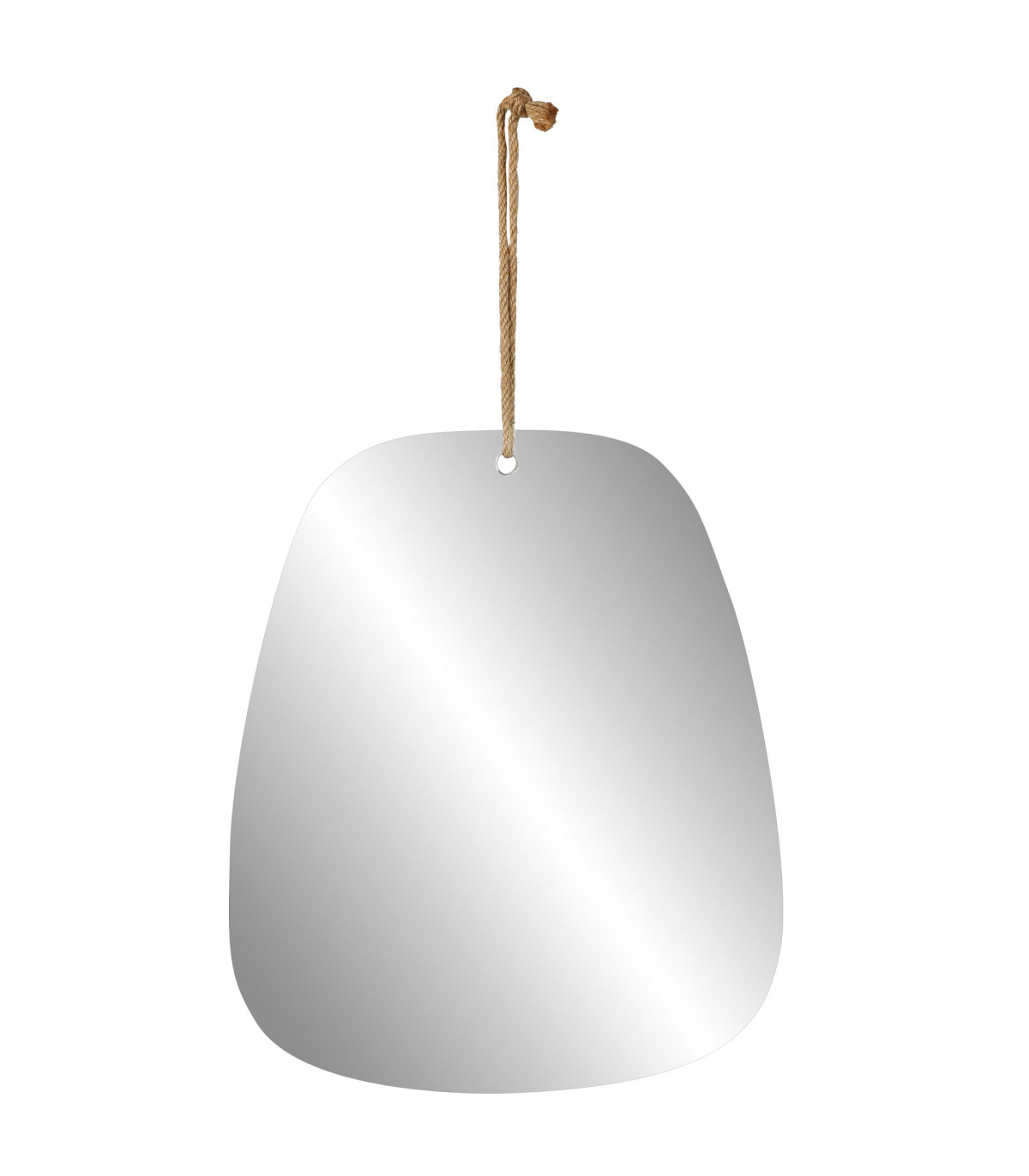 wadiga Miroir suspendu avec corde 30x25cm