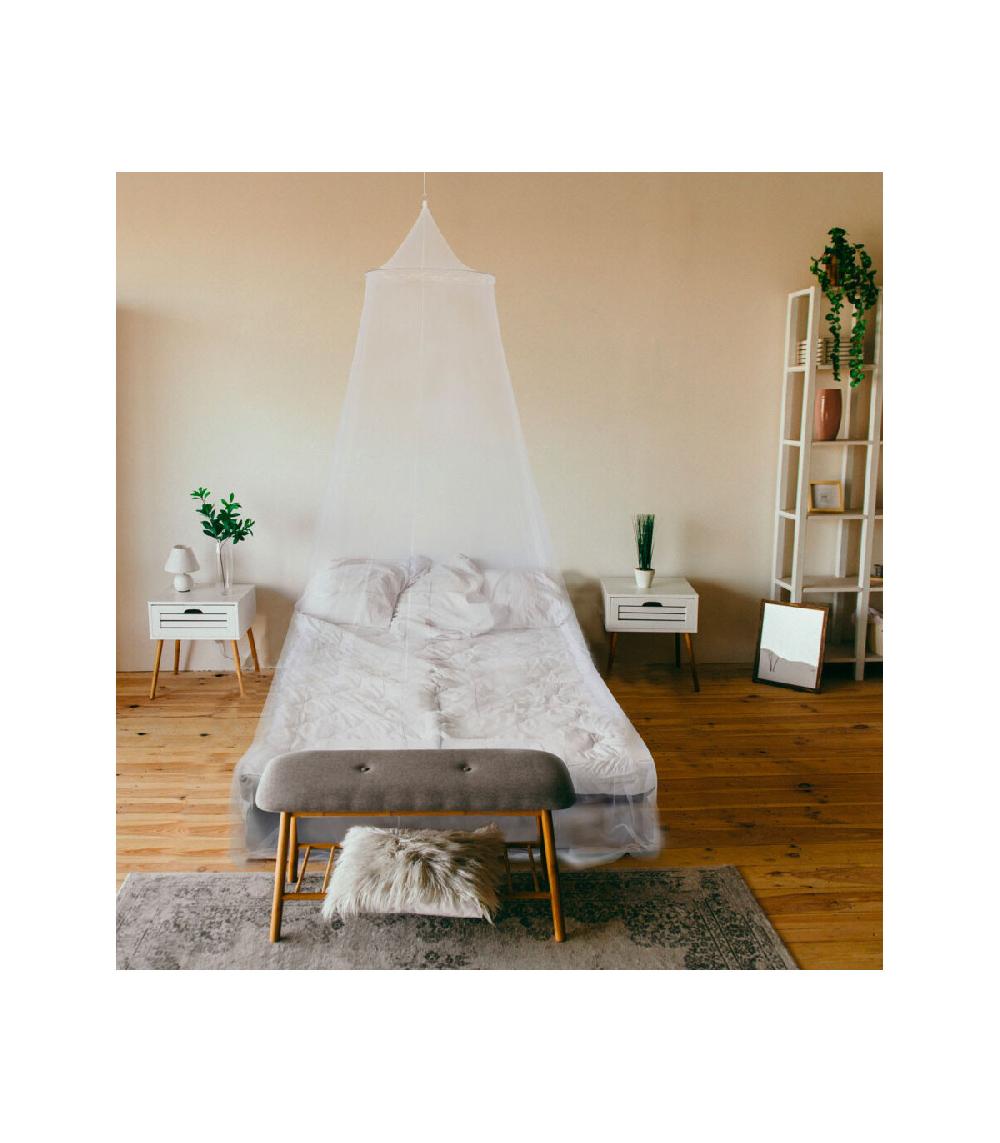 Wadiga Moustiquaire De Lit Polyester Blanc - 1 Place