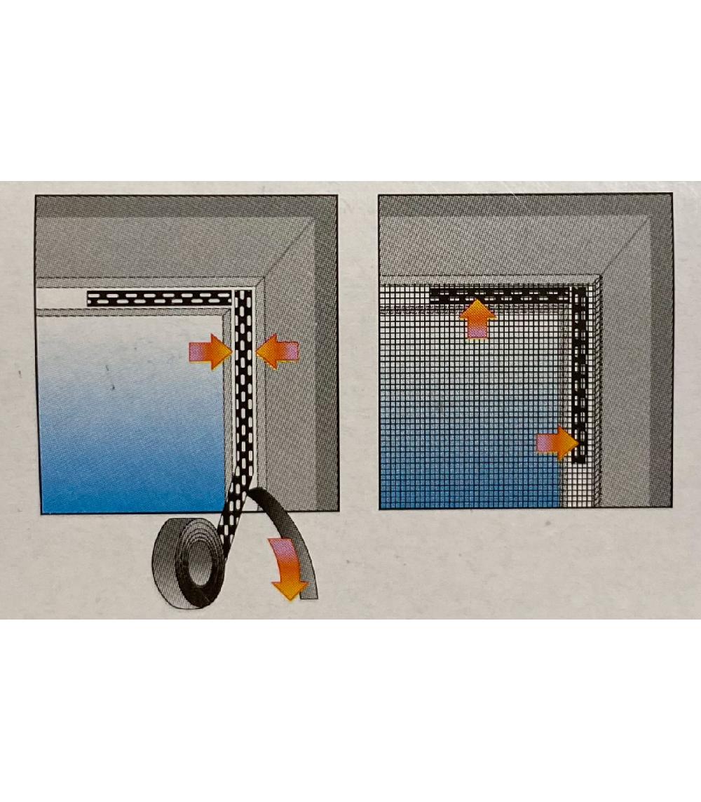 Wadiga Moustiquaire Pour Fenêtre - 130x150cm