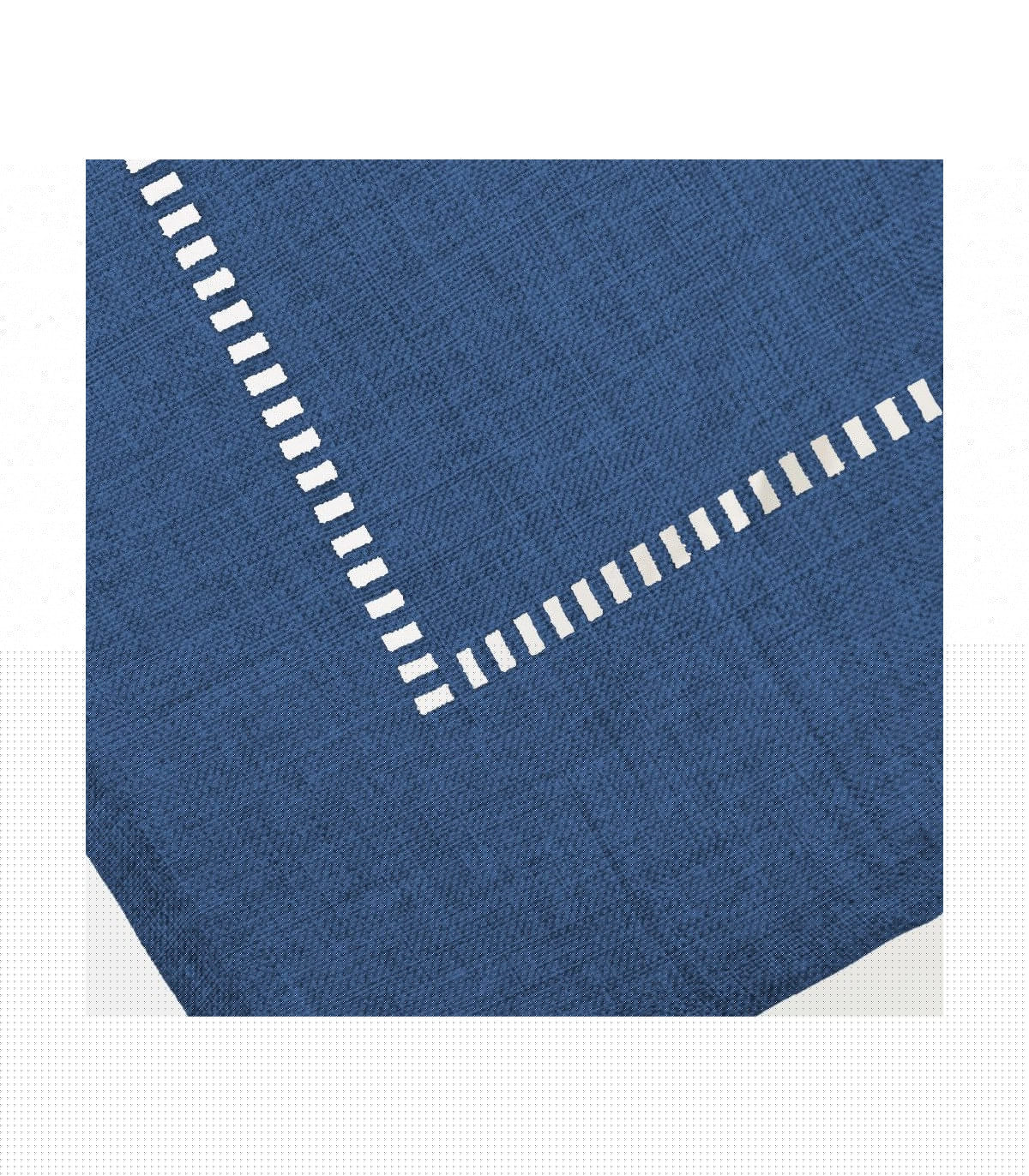 Wadiga Nappe Carrée Bleu Foncé - 150x150cm