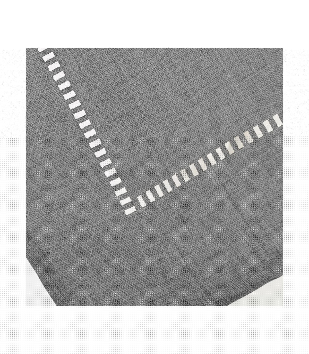 Wadiga Nappe Carrée Grise - 150x150cm