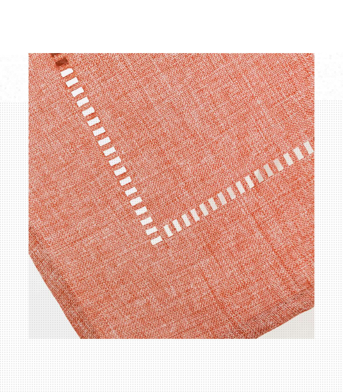 Wadiga Nappe Carrée Terracotta - 150x150cm