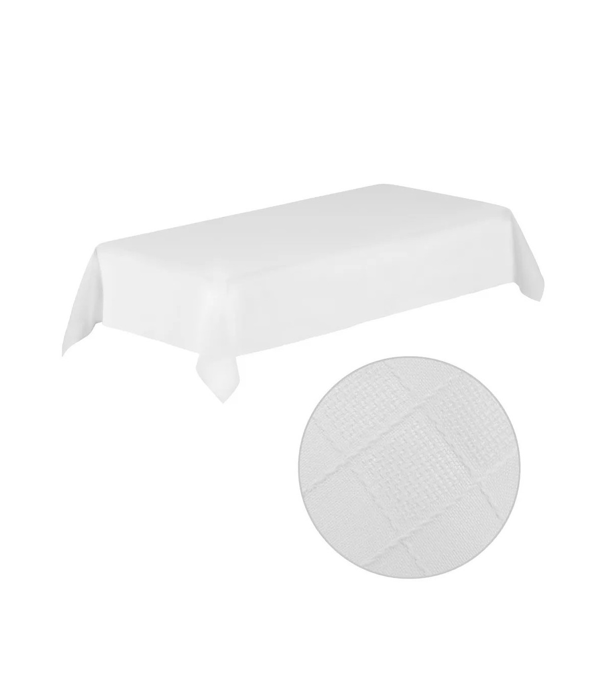 Wadiga Nappe Rectangulaire Blanche - 250x150cm