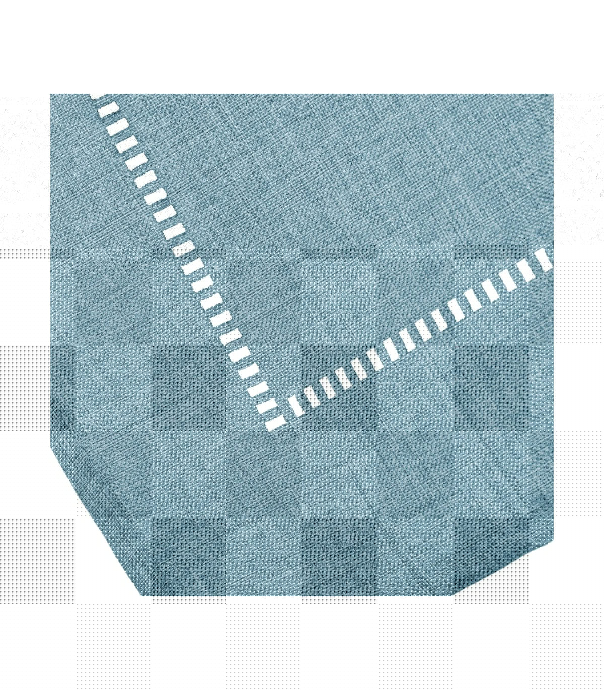 Wadiga Nappe Rectangulaire Bleu Clair - 210x150cm