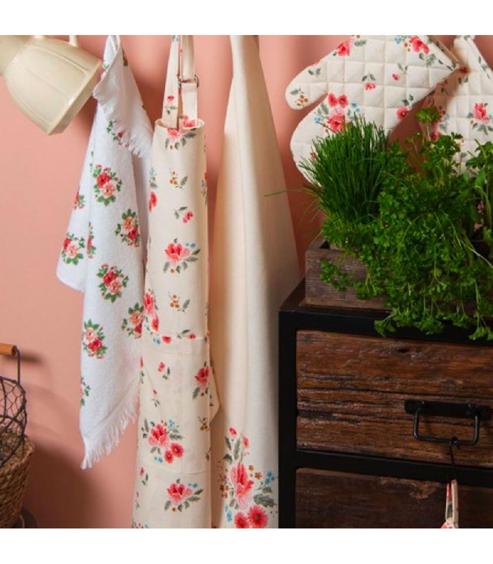 Wadiga Nappe Ronde 100% Coton Motif Fleurs 170cm