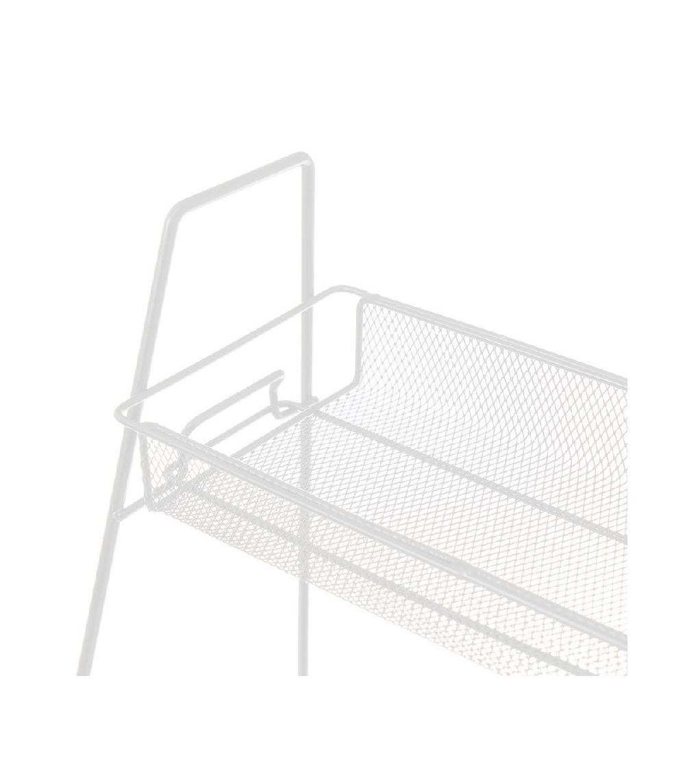 Wadiga Organisateur Pour Salle De Bain Métal Blanc