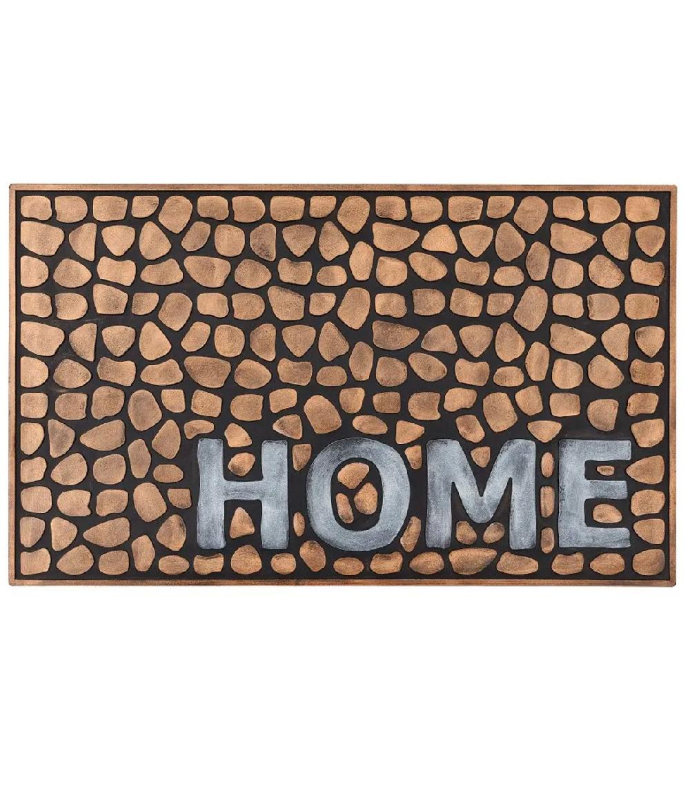 wadiga Paillasson caoutchouc galets home 75x45x1cm