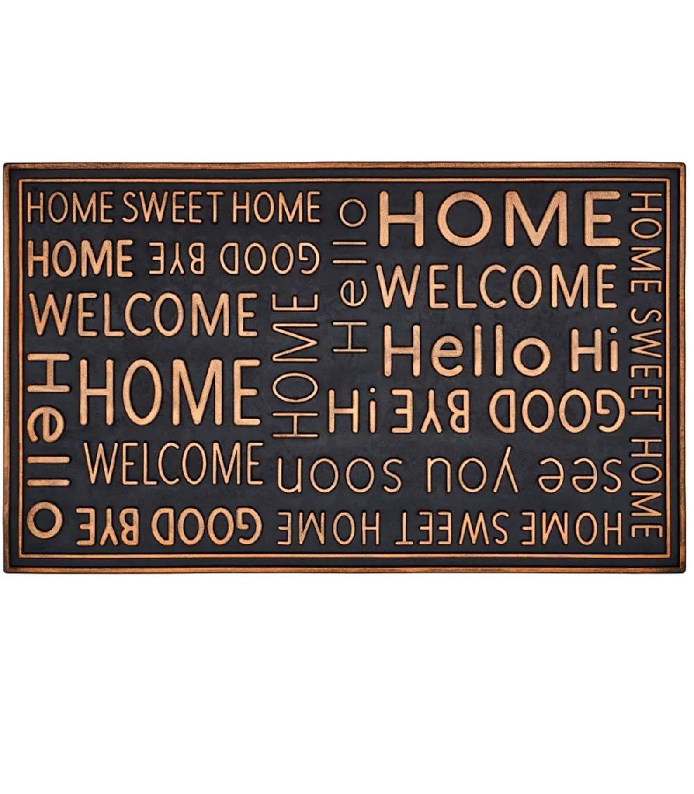 wadiga Paillasson caoutchouc mots 75x45cm