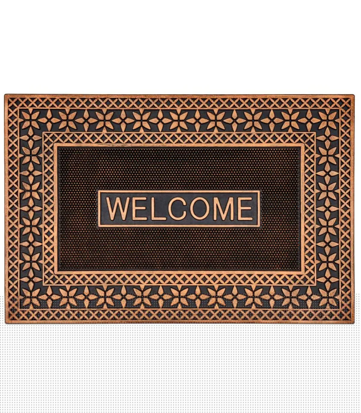 wadiga Paillasson caoutchouc Welcome 60x40cm