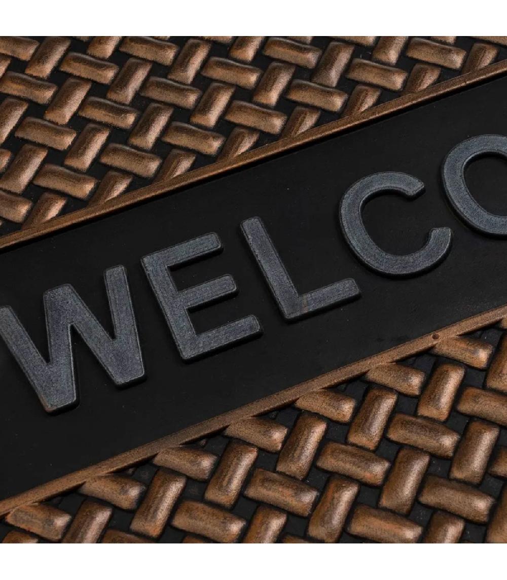 Wadiga Paillasson Caoutchouc Welcome 75x45x0.5cm