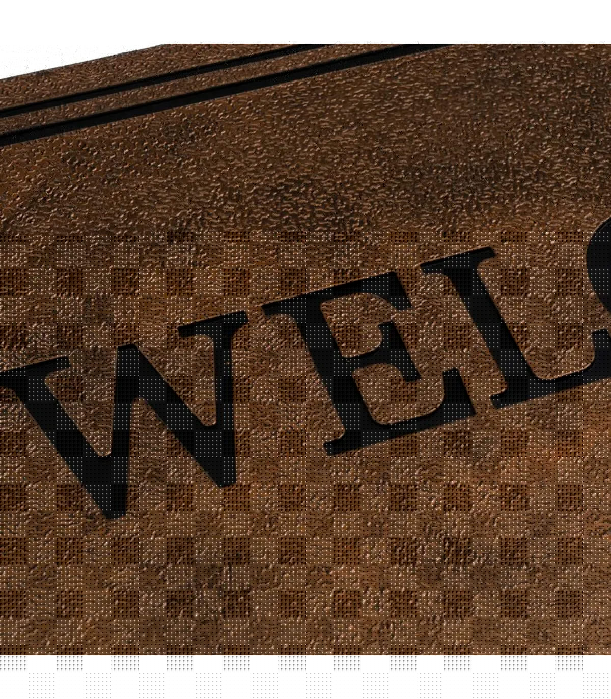 Wadiga Paillasson Caoutchouc Welcome 75x45x0.5cm