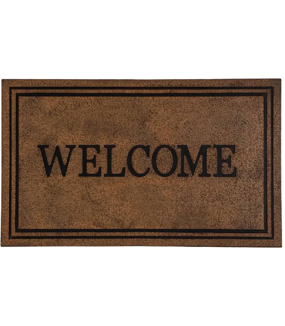 wadiga Paillasson caoutchouc Welcome 75x45x0.5cm