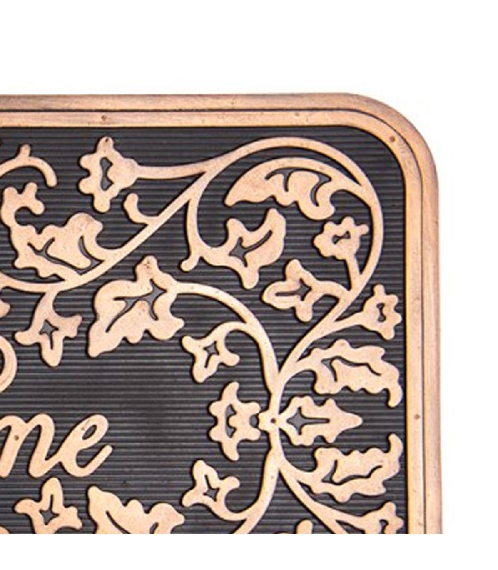 Wadiga Paillasson Caoutchouc Welcome 75x45x1cm