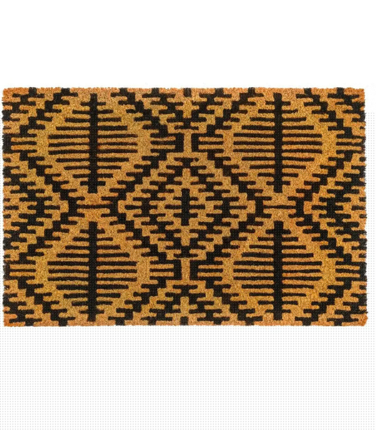 wadiga Paillasson coco boho noir 60x40cm