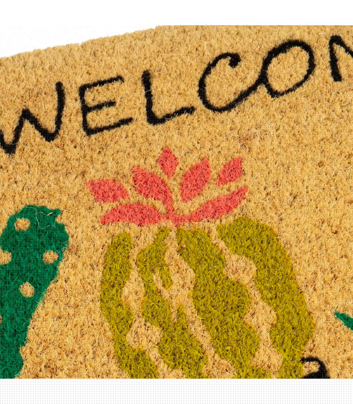 Wadiga Paillasson Coco Cactus 60x40x1.5cm