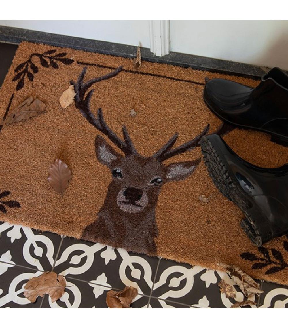 Wadiga Paillasson Coco Cerf 75x45x1cm