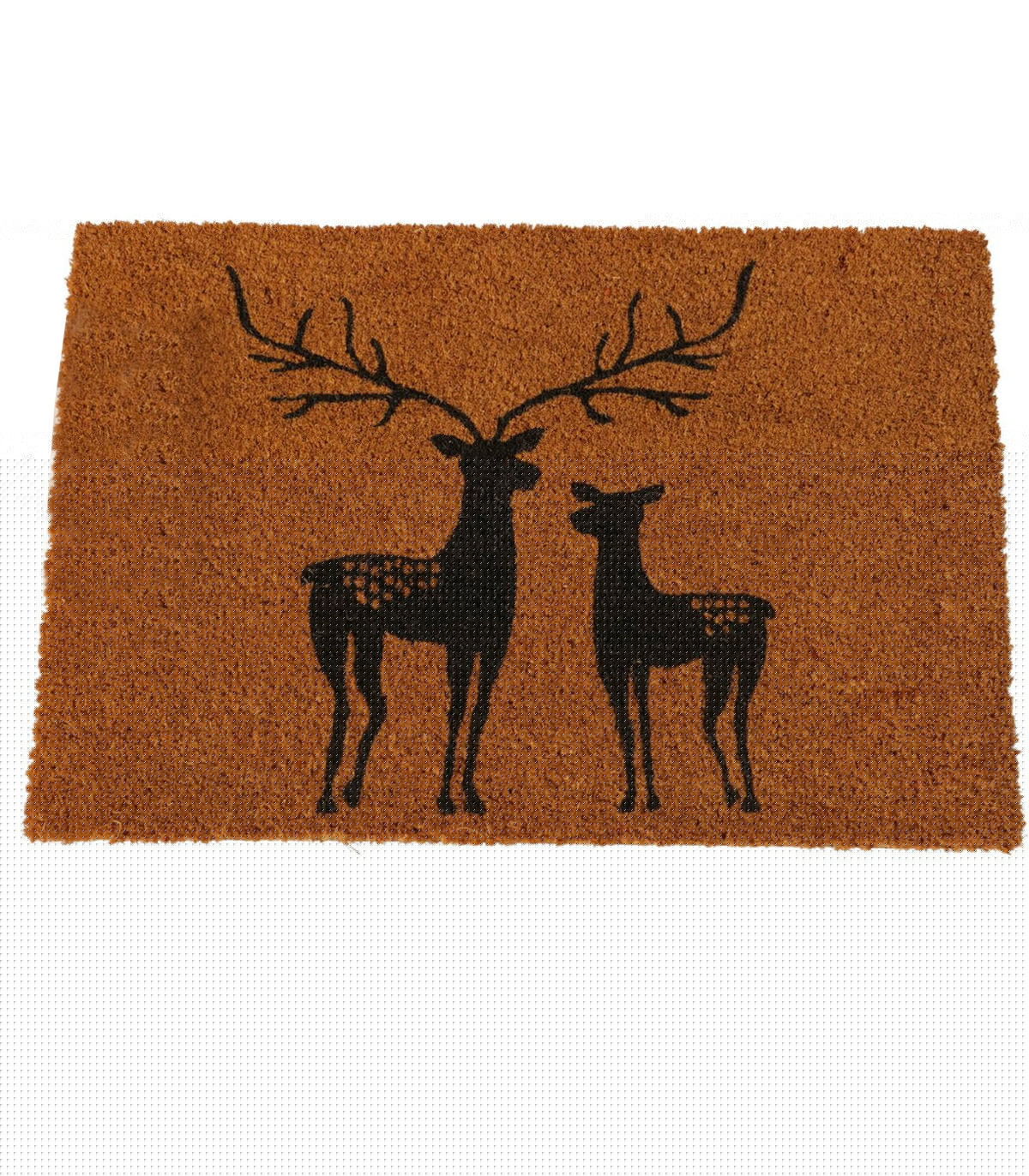wadiga Paillasson coco cerf et biche 60x40x1.5cm