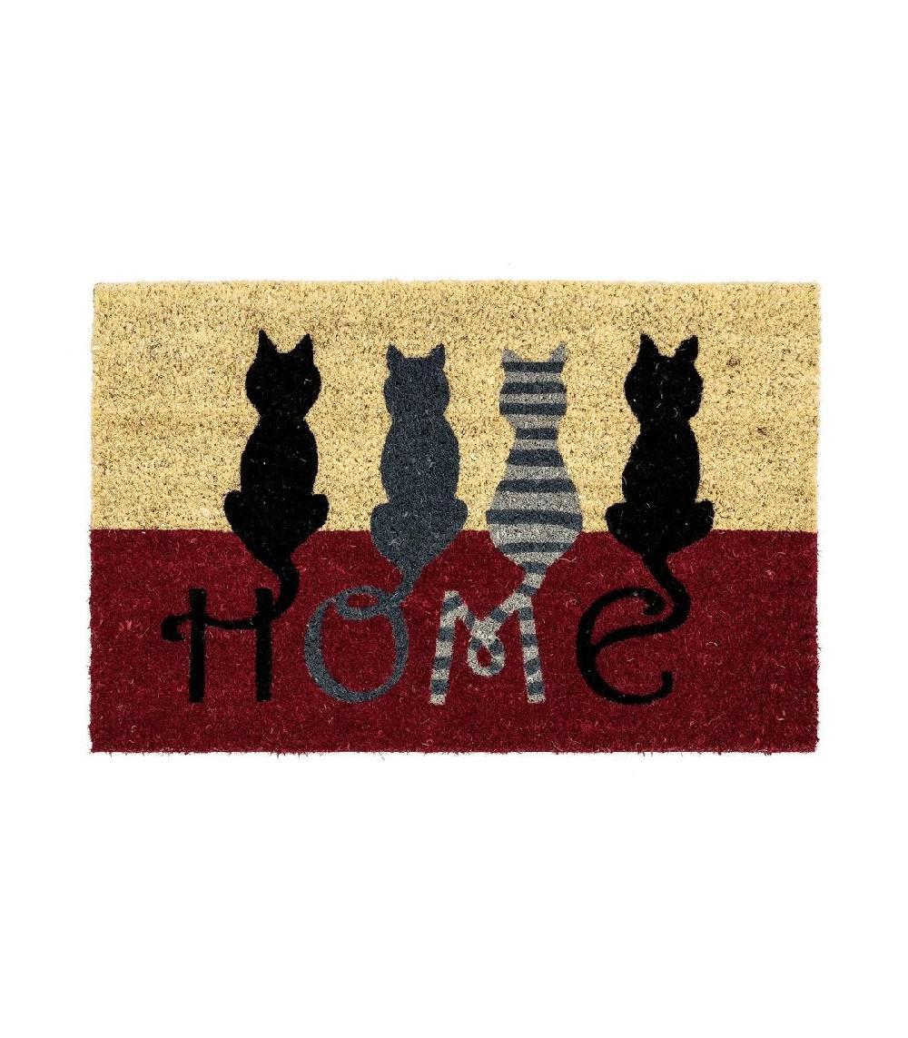 wadiga Paillasson Coco Chats - 60x40x1.5cm