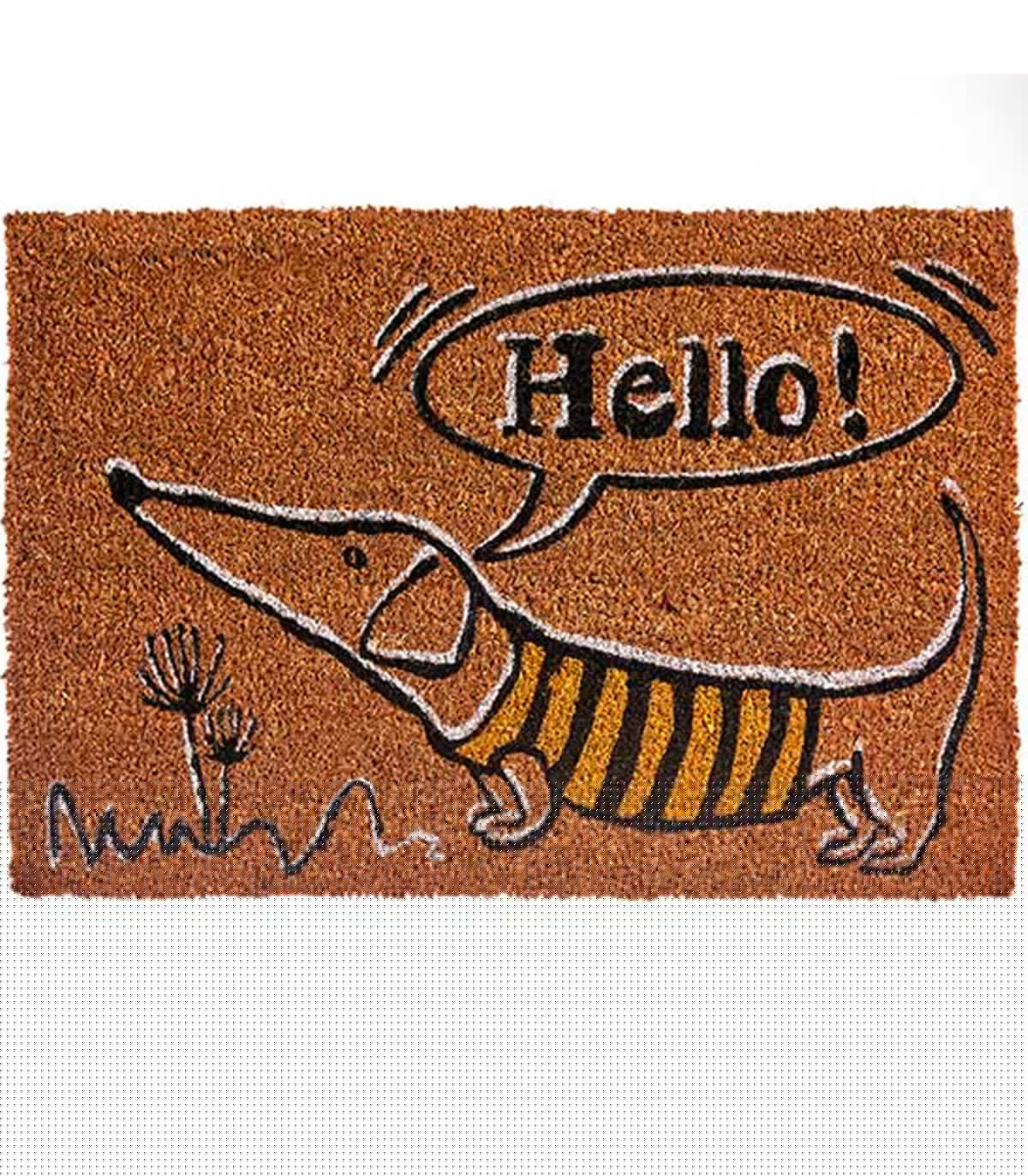 wadiga Paillasson coco chien hello 60x40x1cm