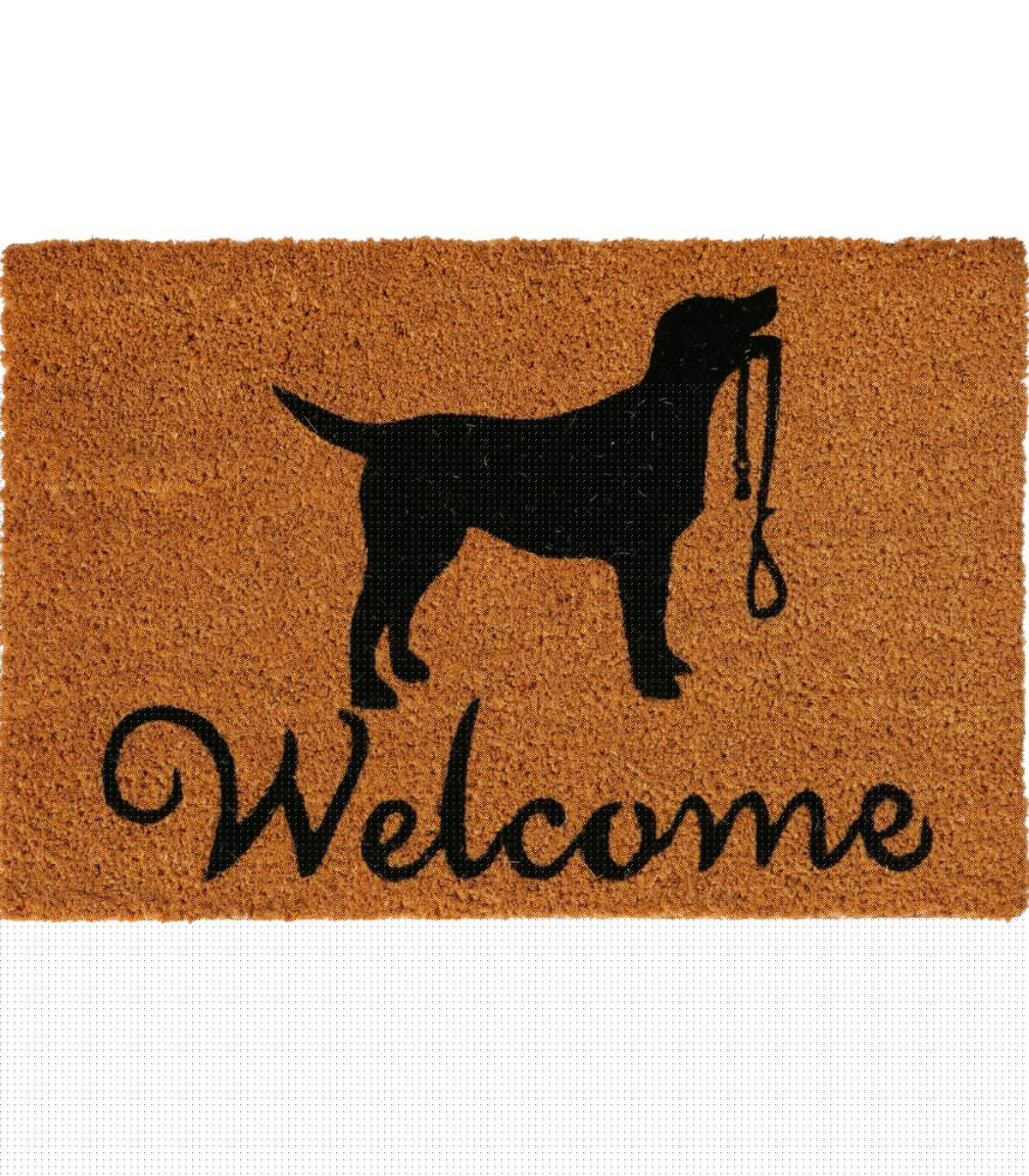 wadiga Paillasson coco chien welcome 60x40x1.5cm