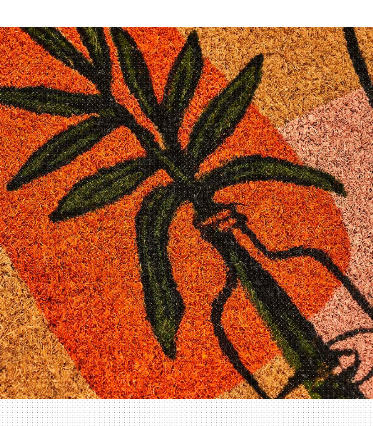 Wadiga Paillasson Coco Cubique Home 60x40cm