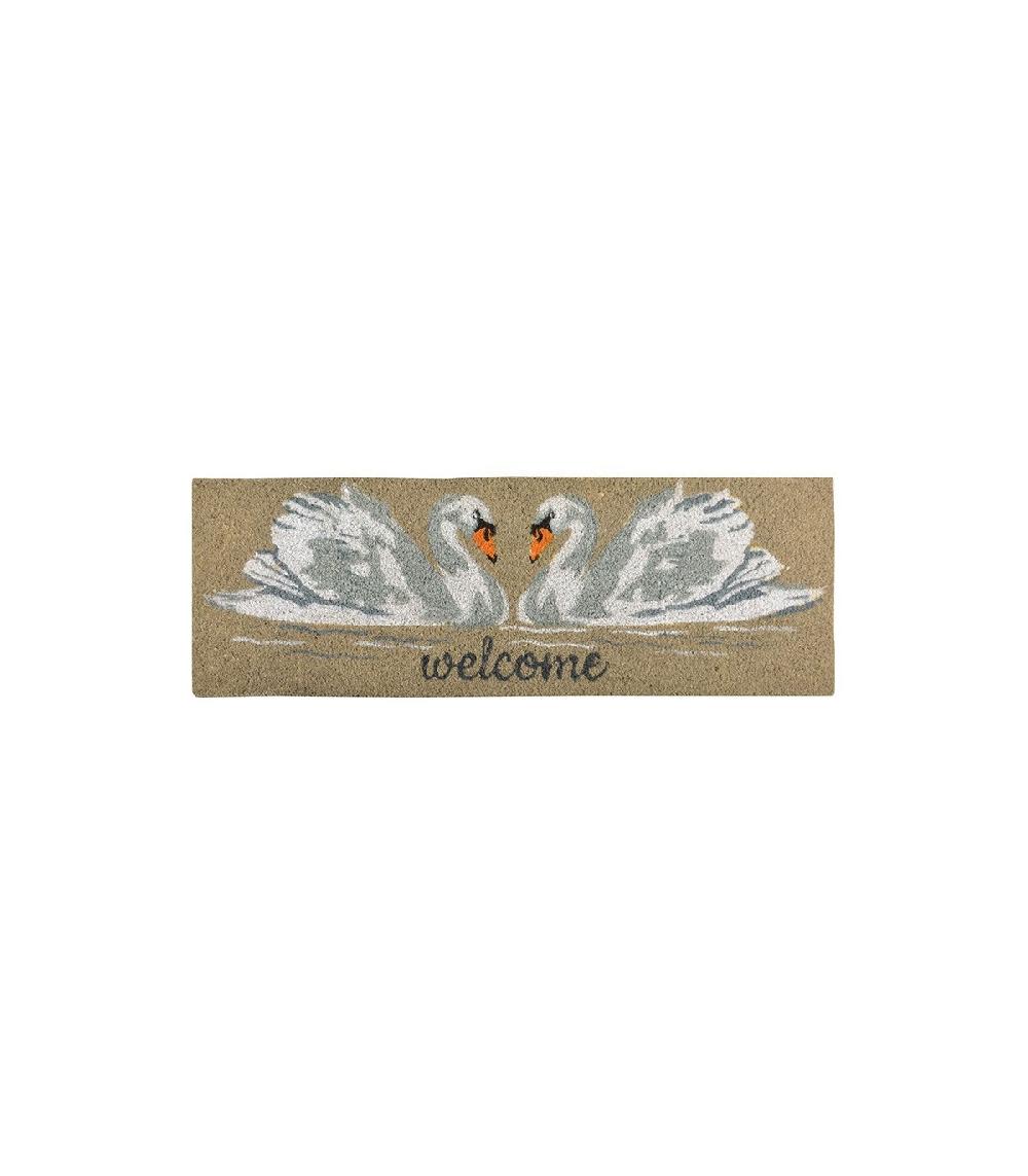 wadiga Paillasson Coco Cygnes Welcome - 75x25cm
