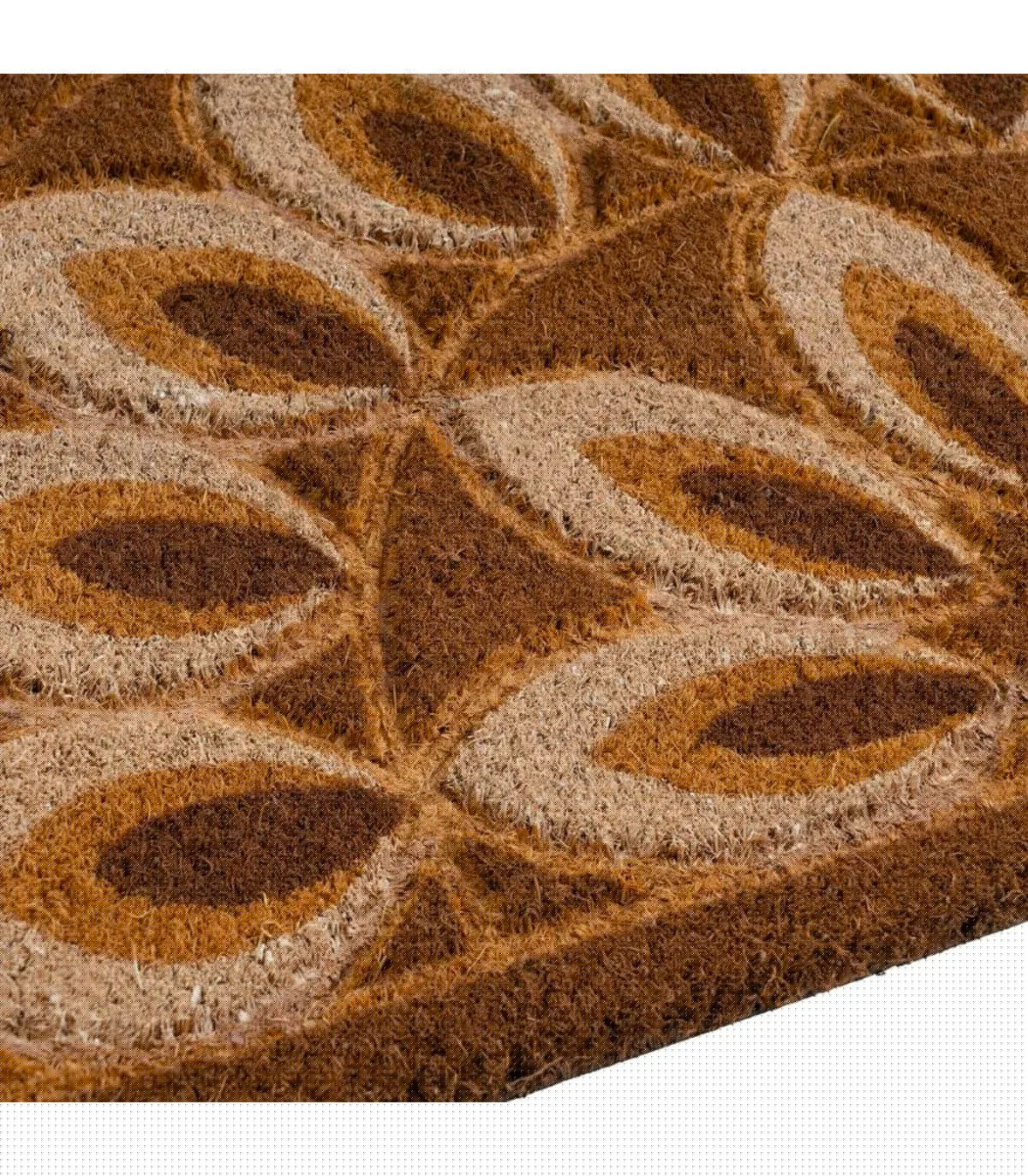 Wadiga Paillasson Coco Demi Lune 75x45x1.5cm