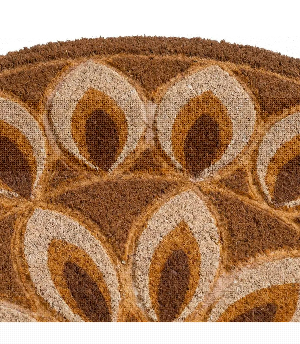 Wadiga Paillasson Coco Demi Lune 75x45x1.5cm