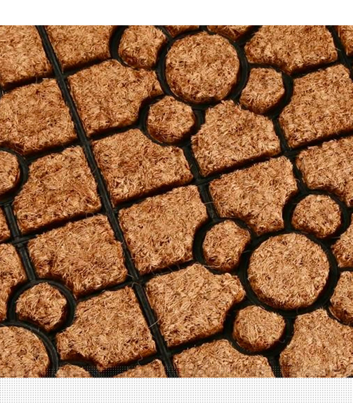 Wadiga Paillasson Coco Et Caoutchouc 60x40cm