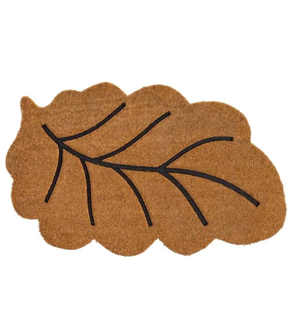 wadiga Paillasson coco feuille 75x45x1.5cm